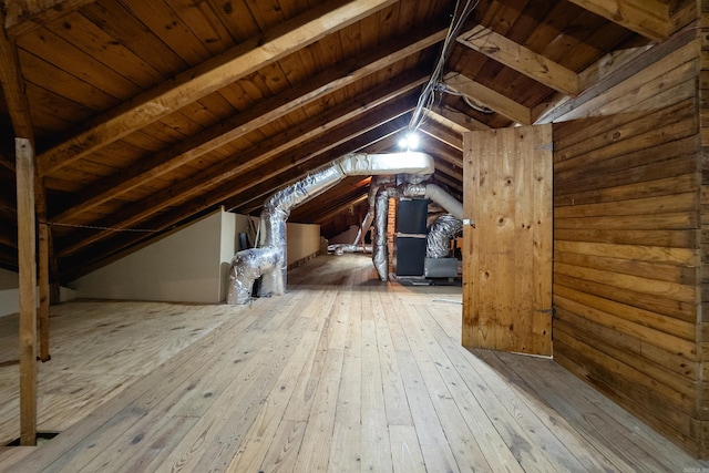 view of attic