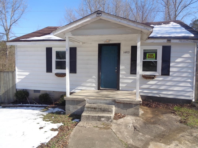 view of front of house