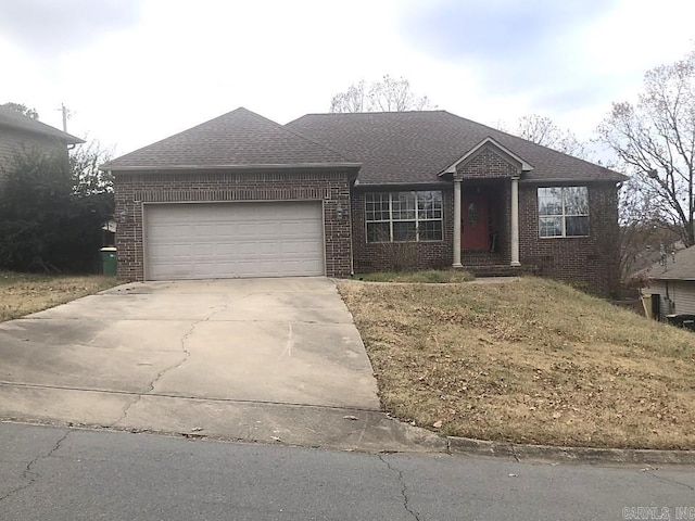 ranch-style house with a garage