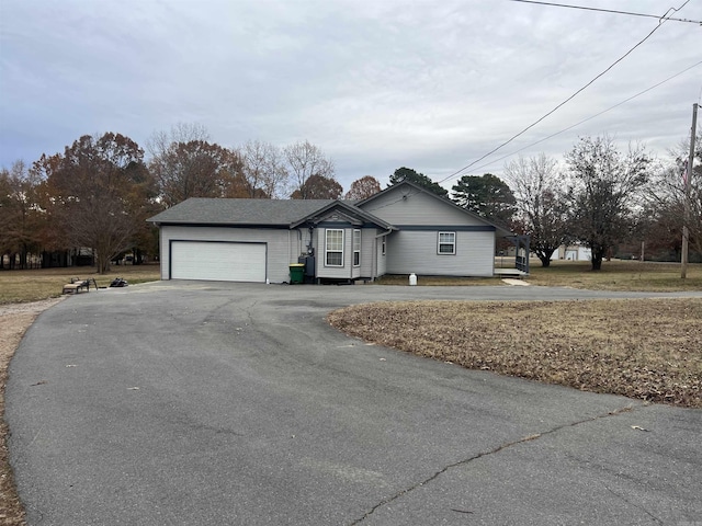 ranch-style house with a garage