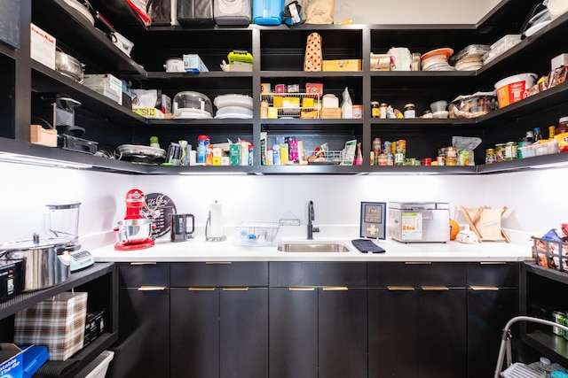 pantry featuring sink