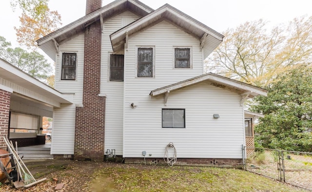 view of back of house