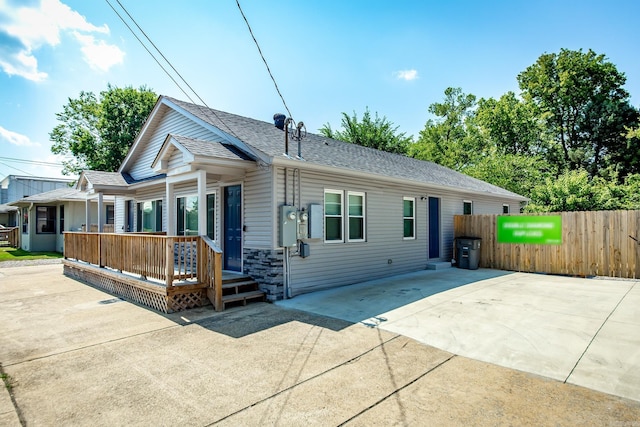 view of ranch-style house