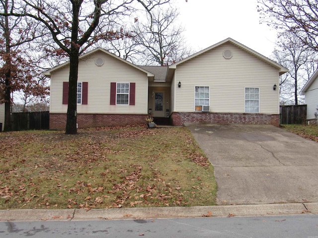 view of ranch-style house