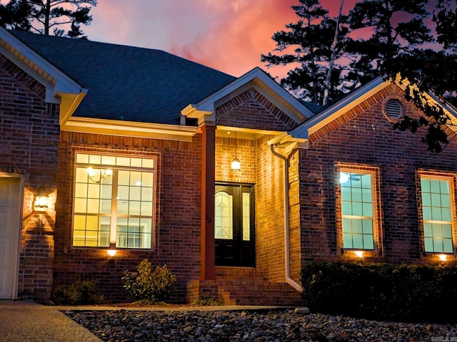 view of front of home