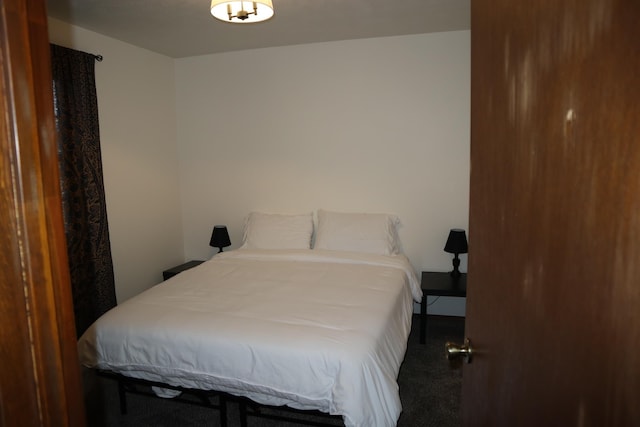 bedroom featuring carpet flooring