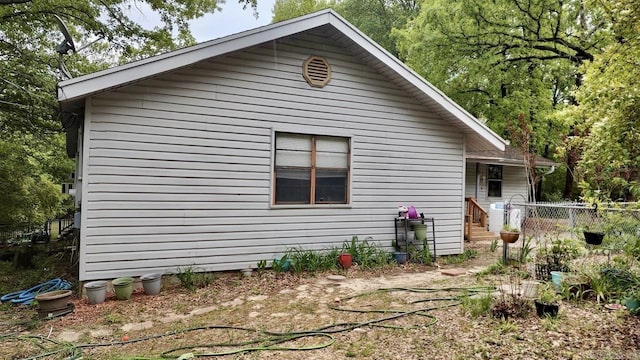 view of side of property