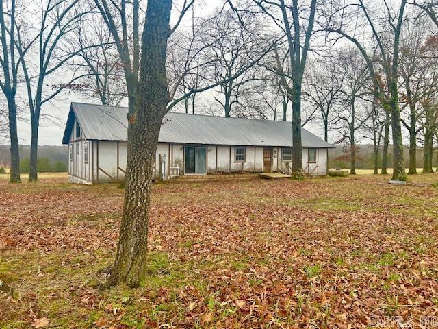 view of single story home