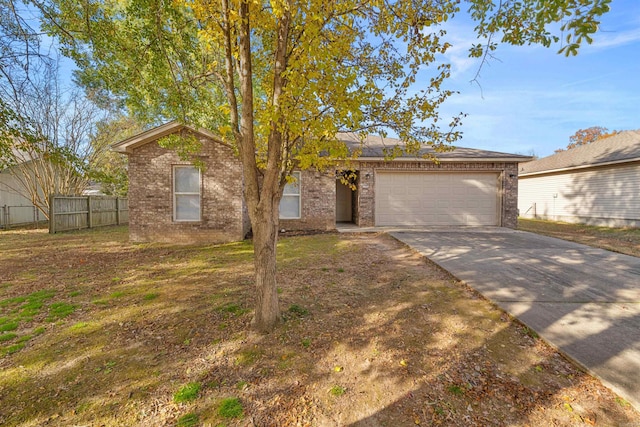 ranch-style house with a garage