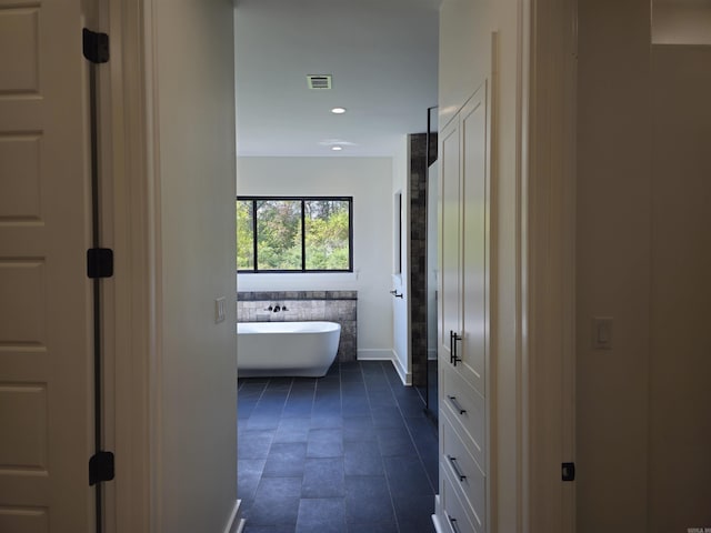 bathroom featuring a bathing tub