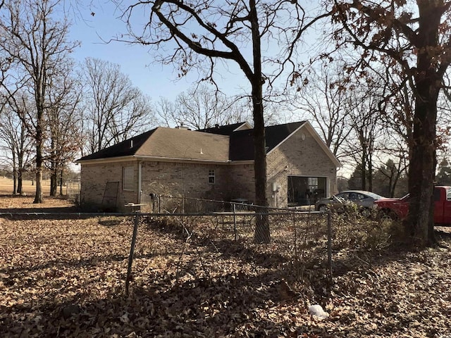 view of rear view of property