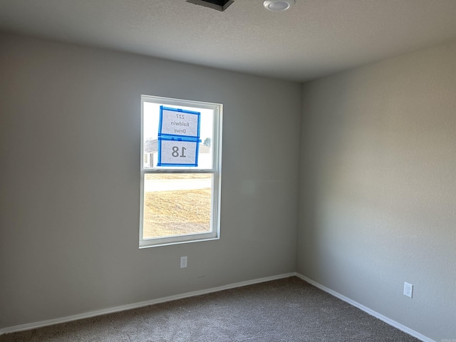 spare room with carpet floors and plenty of natural light