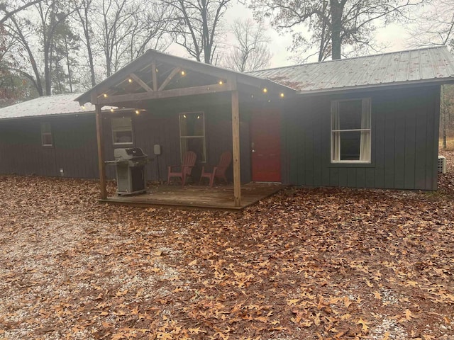 rear view of house with a patio area