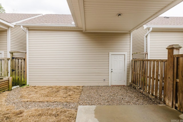 view of entrance to property