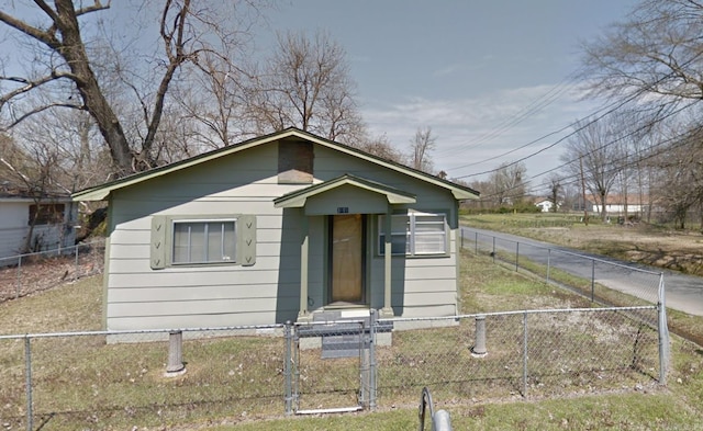 view of bungalow-style home