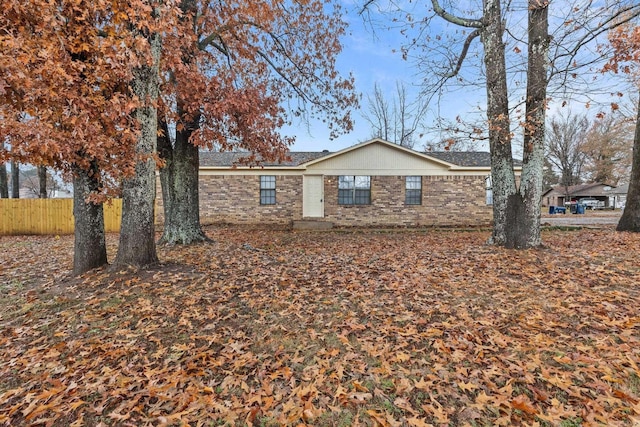 view of front of property