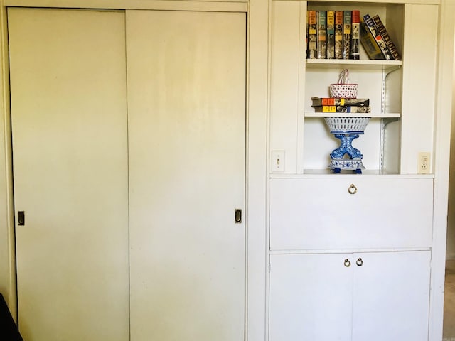 view of closet