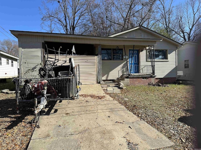 view of front of home