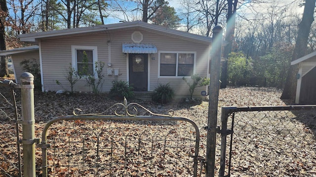 view of ranch-style house