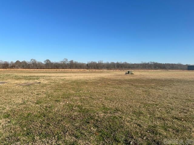 view of yard featuring a rural view