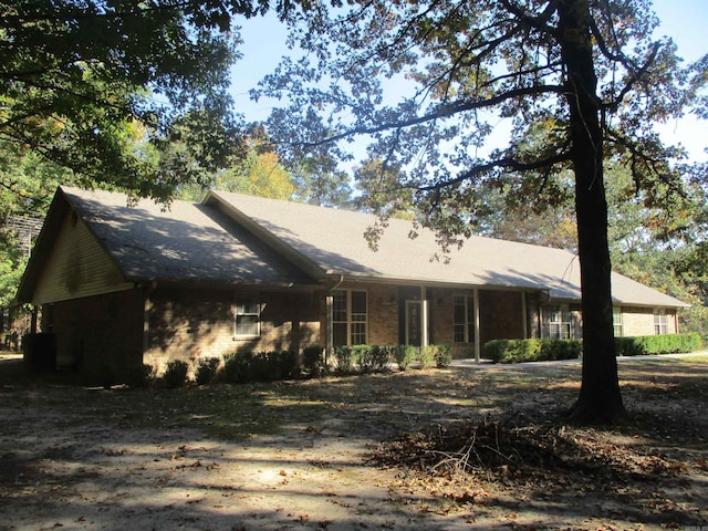 view of ranch-style home