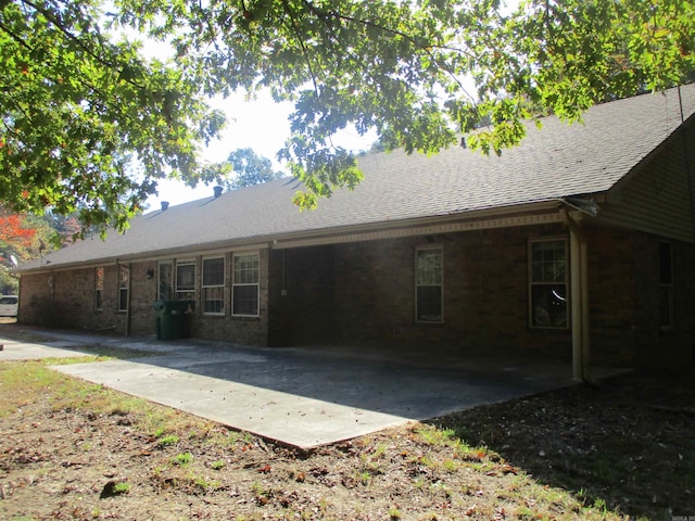 view of back of property