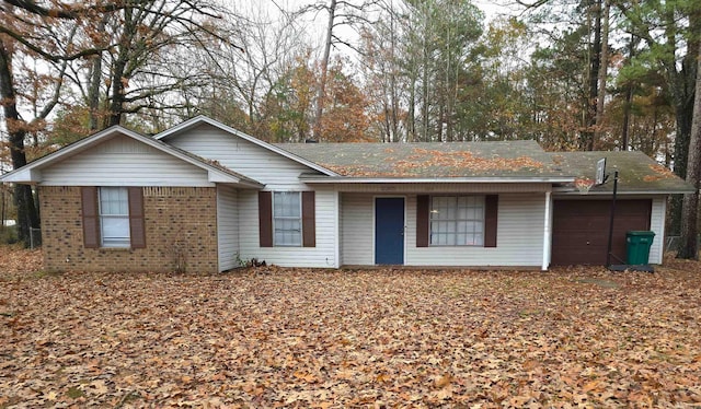 ranch-style house with a garage