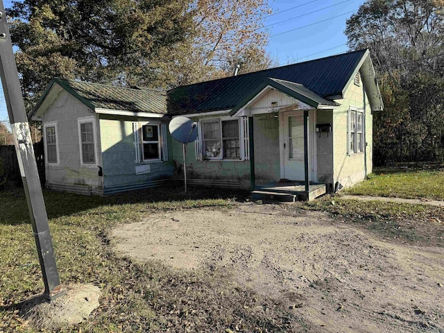 view of bungalow-style house