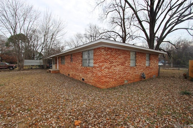 view of property exterior