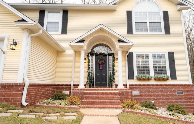 view of entrance to property