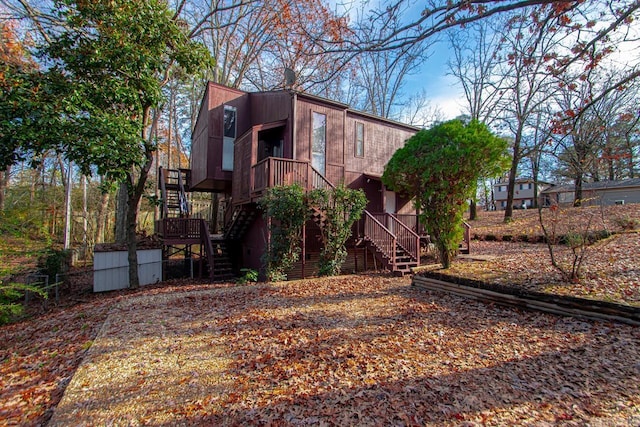 view of rear view of house