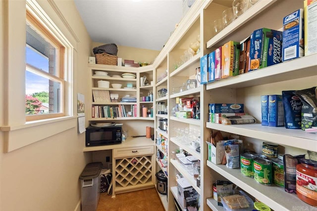 view of pantry