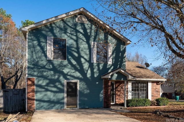 view of front of home