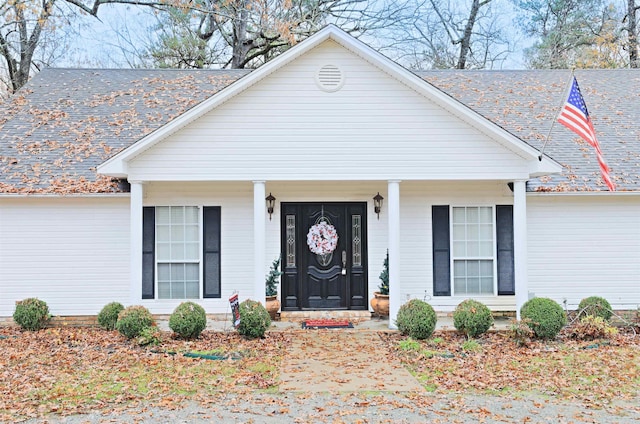 view of ranch-style home