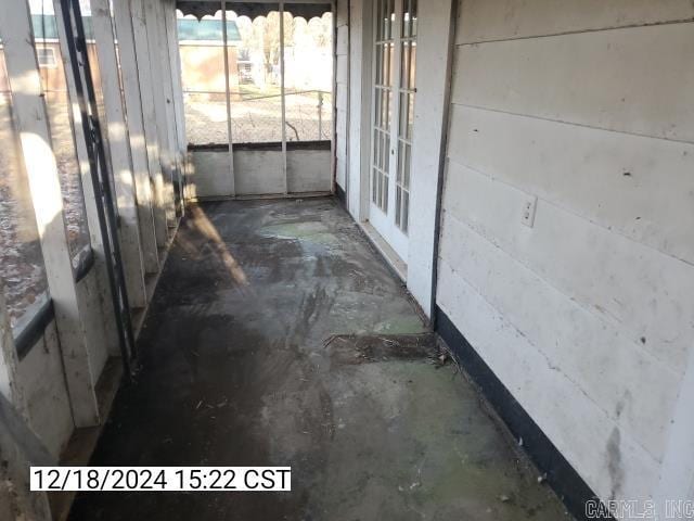 view of patio / terrace featuring french doors