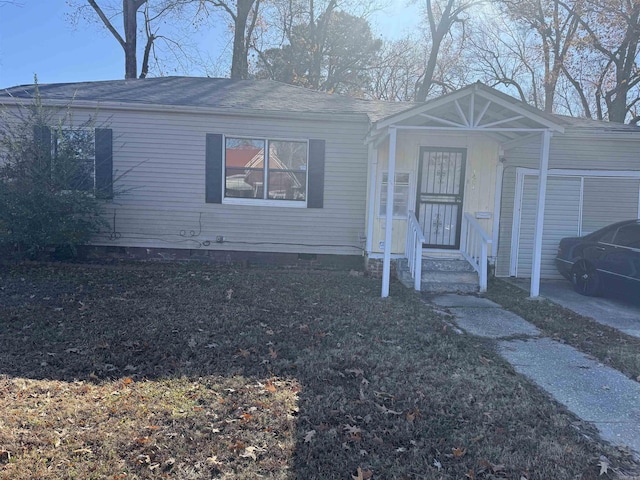 view of front of home