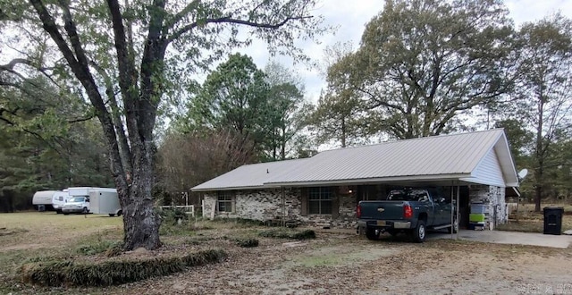 130 Rushing Rd, Rison, AR 71665 - view of front facade with a carport