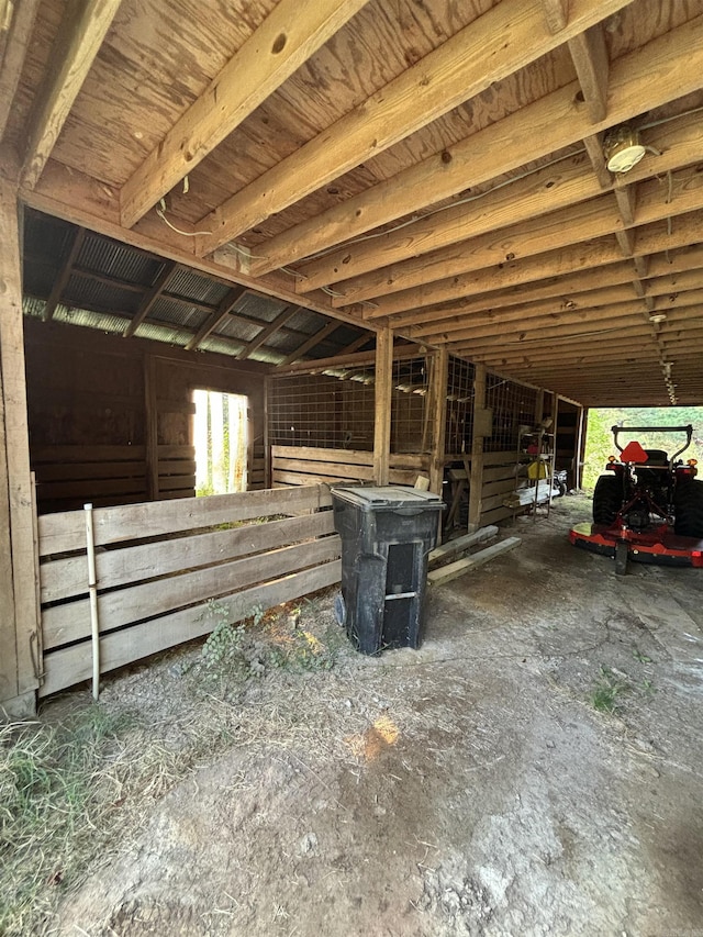 view of stable