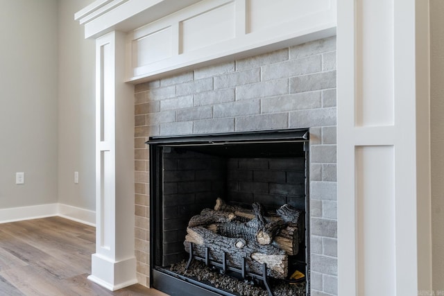 room details featuring wood-type flooring