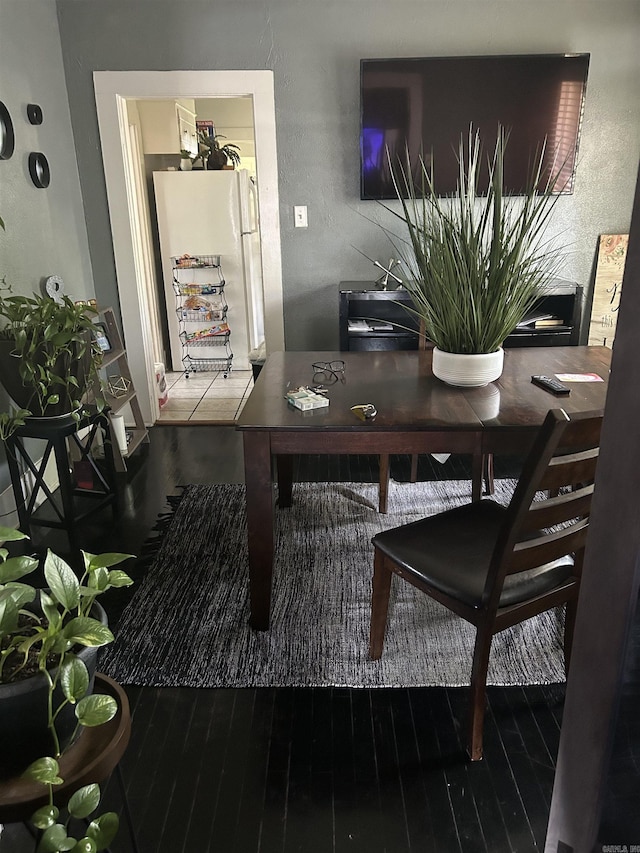 dining room featuring hardwood / wood-style floors