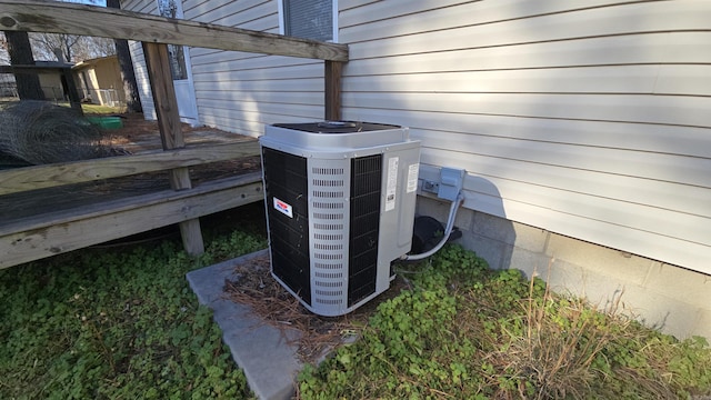 details featuring central air condition unit