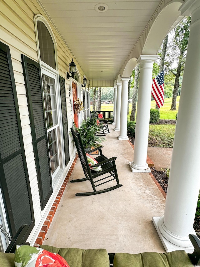 view of patio