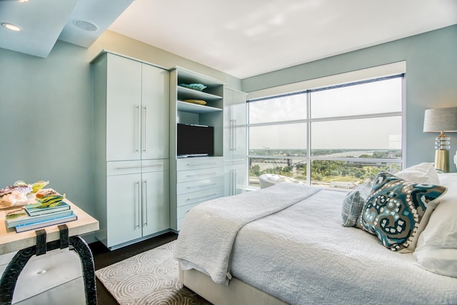 bedroom with a closet