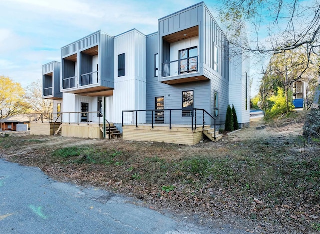 view of rear view of property