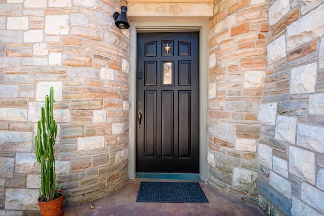 view of entrance to property