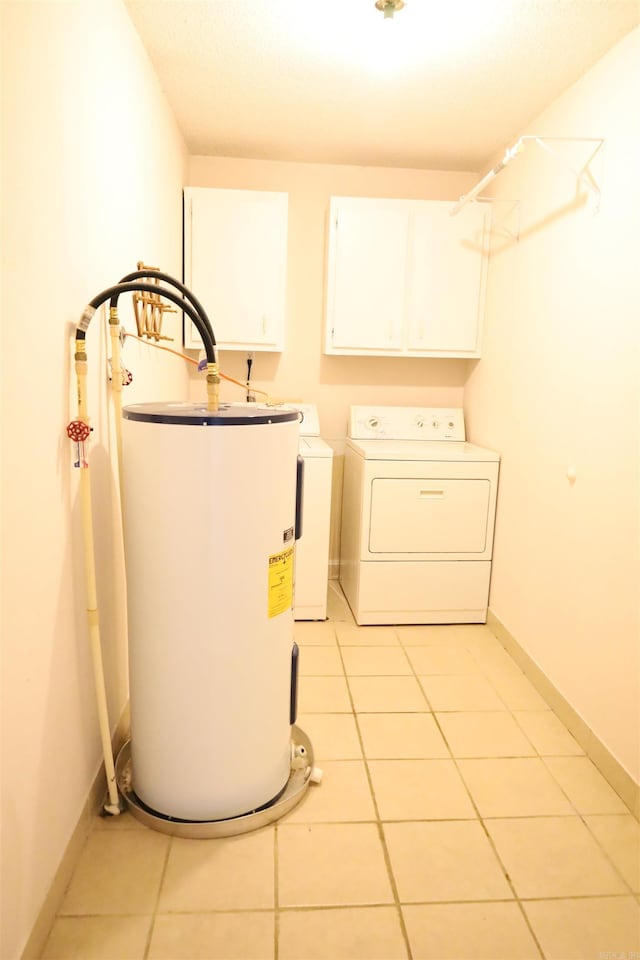 utilities with washing machine and clothes dryer and water heater