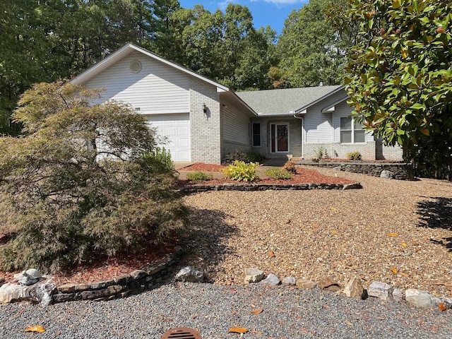 ranch-style house with a garage