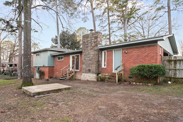 view of rear view of house