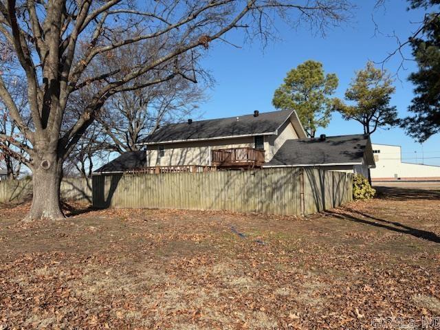 view of rear view of property