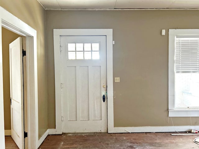 view of entrance foyer